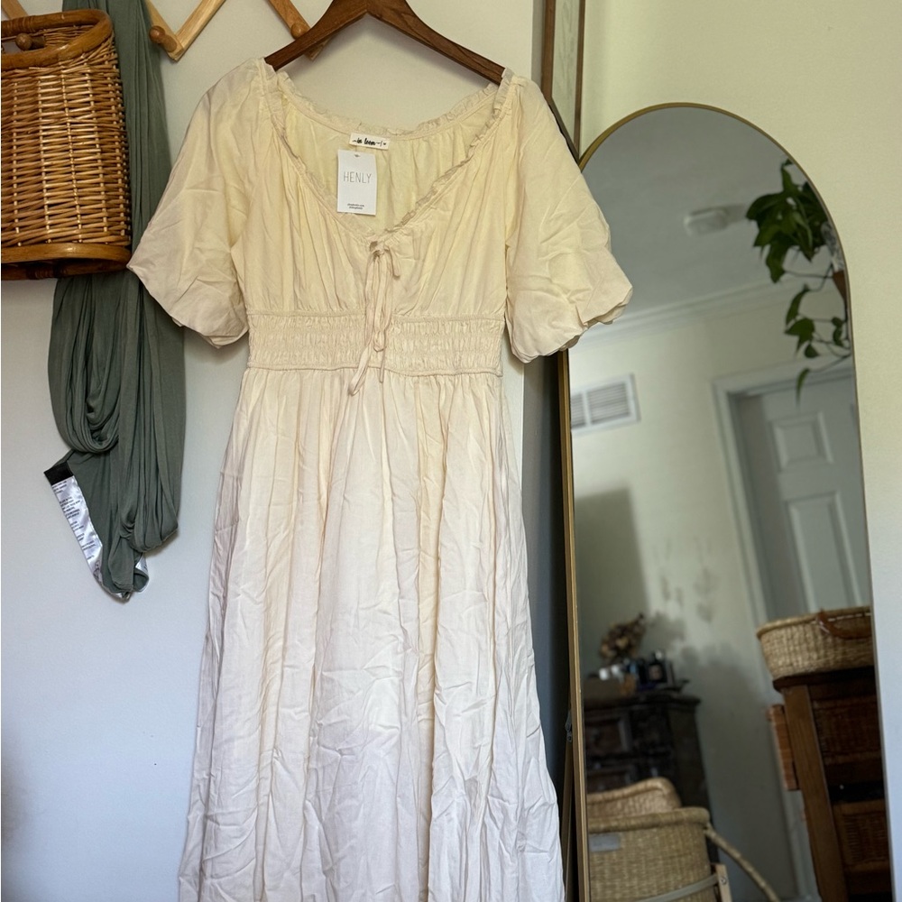 Henly cream Dress